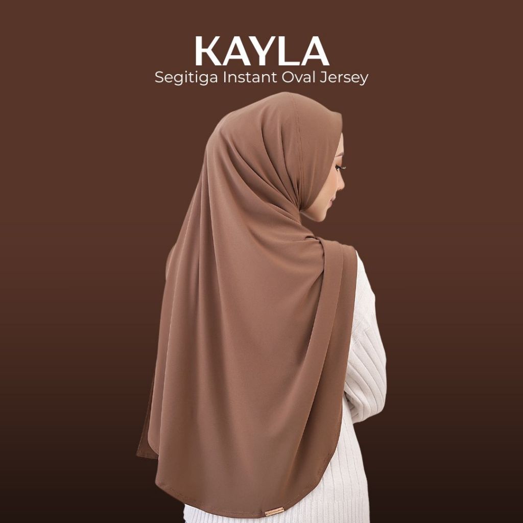 Raina Signature - Kayla Jersey Segitiga Instant Oval