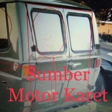 Karet Kaca Belakang FJ55 FJ 55 Toyota Comando Kanan Dan Kiri