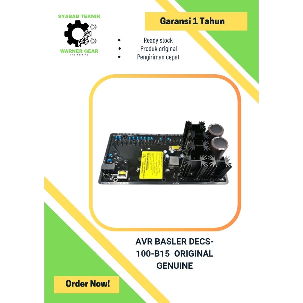 TERMURAH AVR DECS-100-B15 DECS 100 B15 UNTUK DINAMO GENSET AVR GENERATOR ORIGINAL