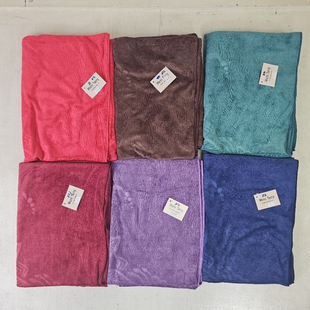 Handuk Dewasa Mont Terry Microfiber Lembut Jumbo 90x160