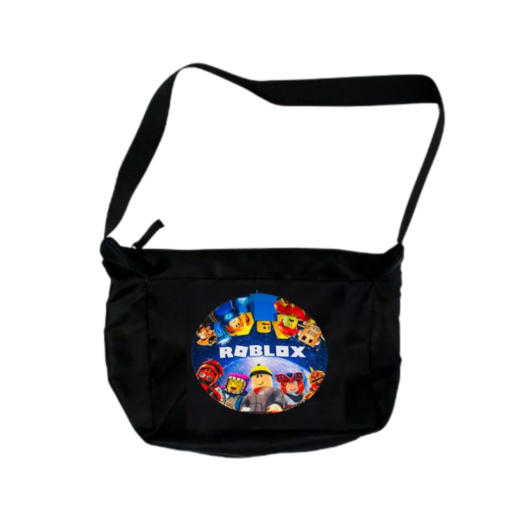Tas Slempang / Tas Sllingbag Sekolah Anak Cewe Cowo Gambar Roblox  Anti Air