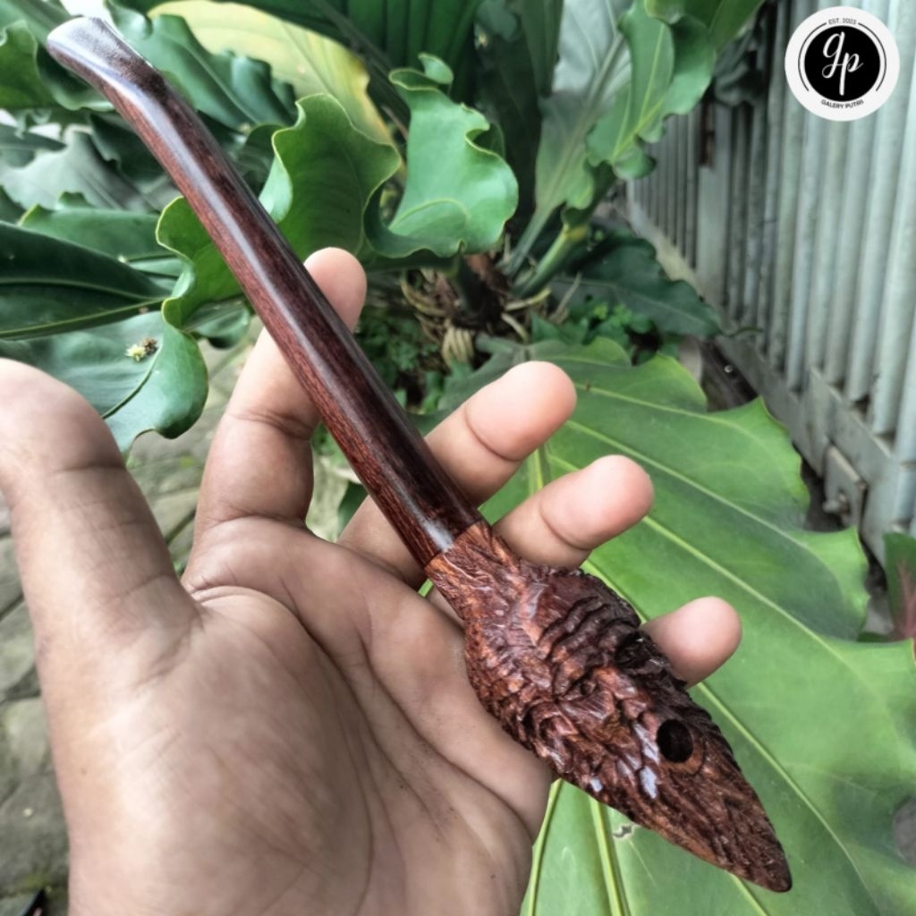 once pipa varian model unik dan antik ukir pak tua / ukir orang tua kayu galeh
