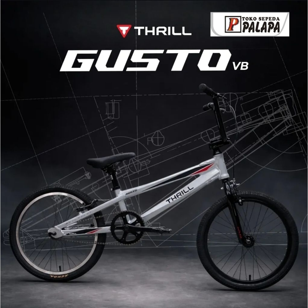 BMX 20 THRILL GUSTO VB NEW Sepeda Anak