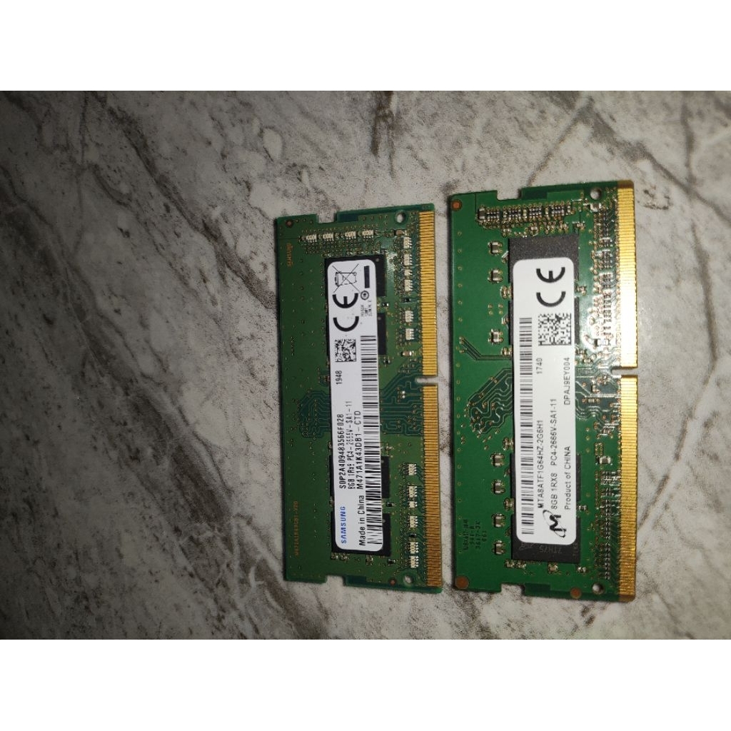 RAM laptop DDR4 8GB PC4-2666V Micron RAM Memory DDR4 8GB 2666 copotan laptop