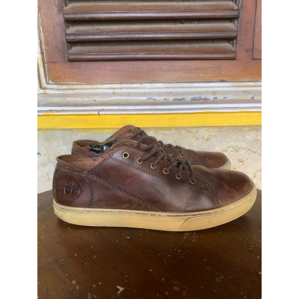 sepatu casual kulit timberland made in cambodia size 43