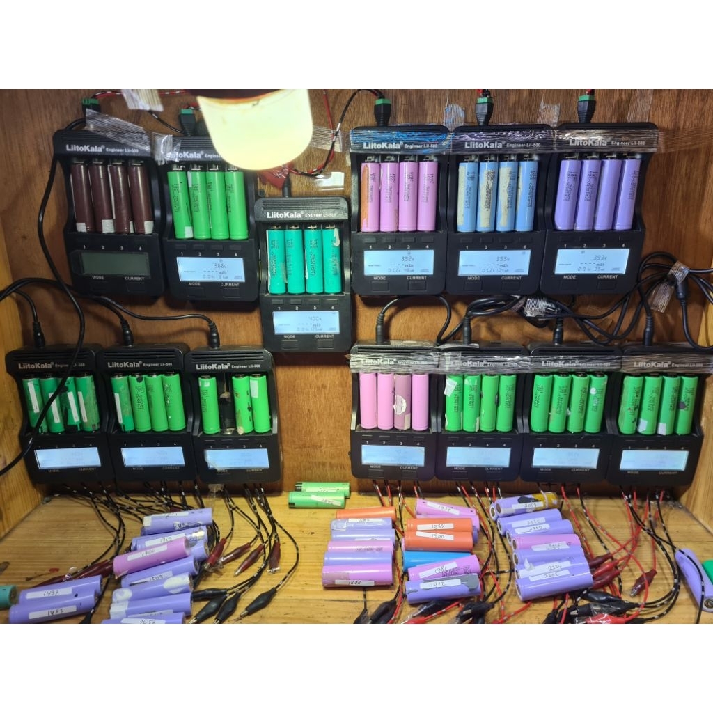 Batre bekas Laptop 18650 Real Kapasitas cek liitokala