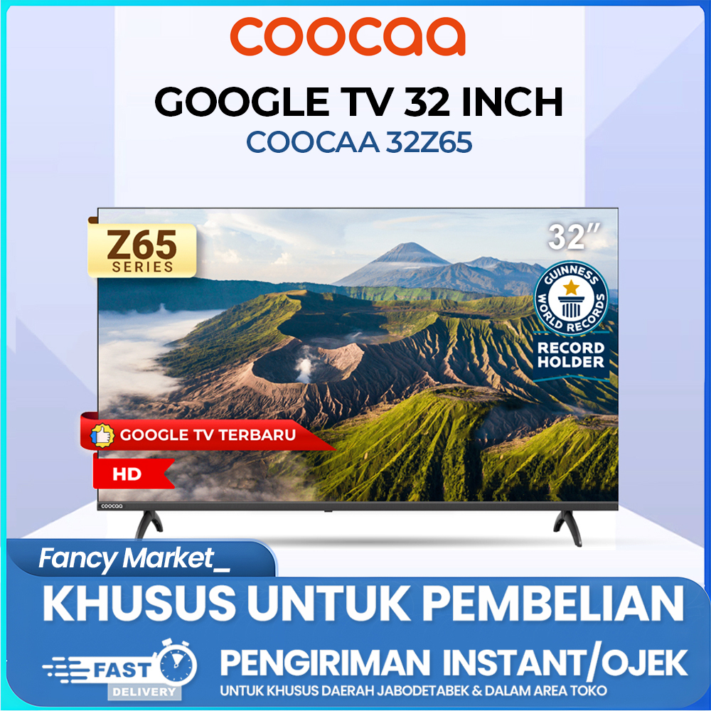 NEW GOOGLE TV COOCAA 32 inch 32Z65 NETFLIX YOUTUBE DIGITAL TV