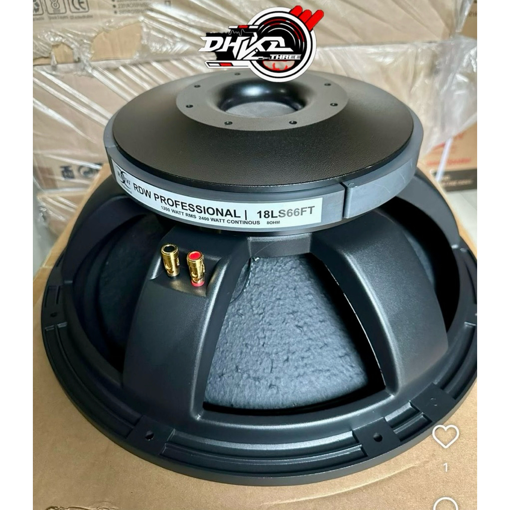 SPEAKER COMPONENT RDW 18LS66FT BARU ORIGINAL / SPEAKER RDW 18” RDW 18 LS66 FT ORIGINAL / Speaker RDW