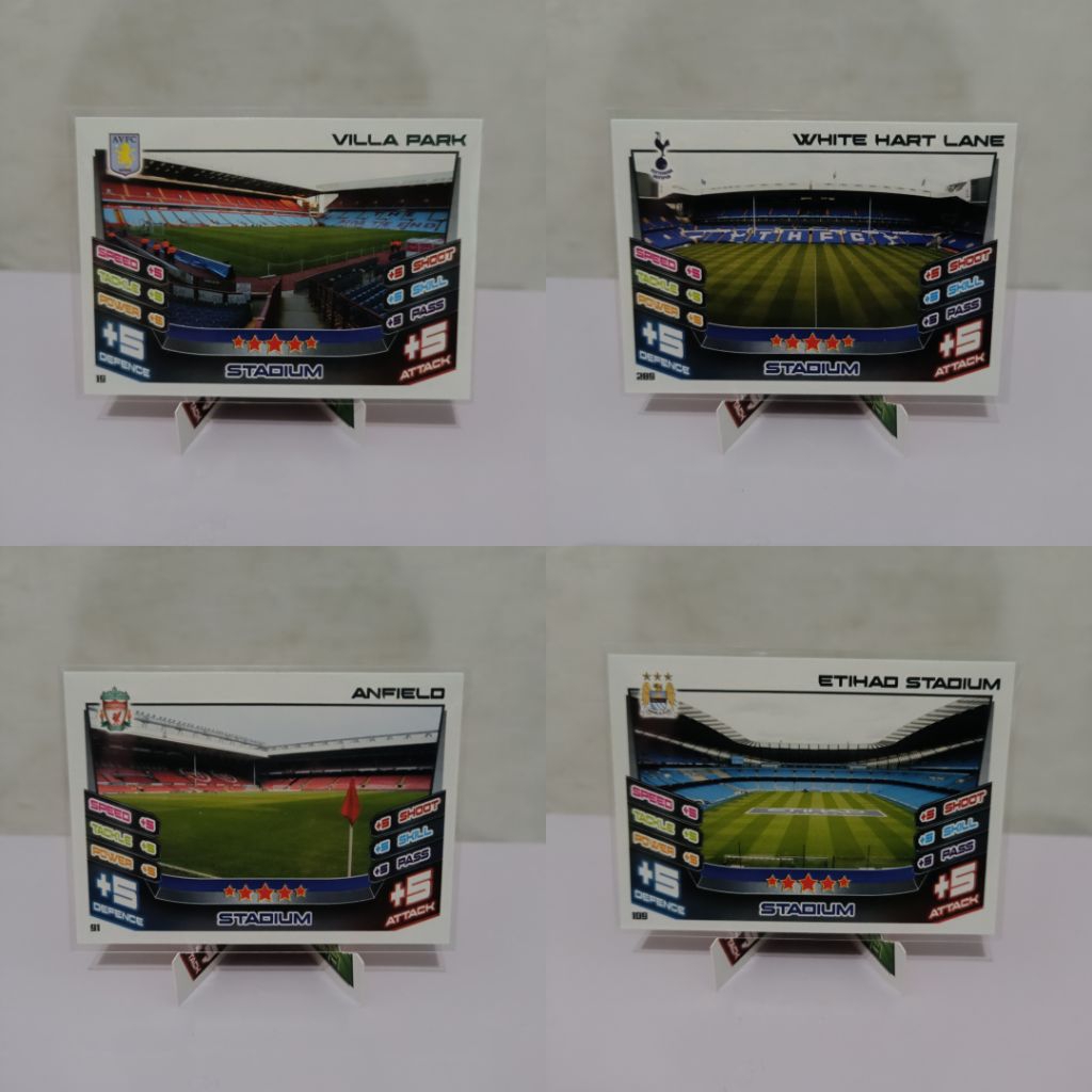 (UPDATED 26 JUNI) Kartu Bola Topps Match Attax Premier League 2012/13 Stadium Manchester City, Totte