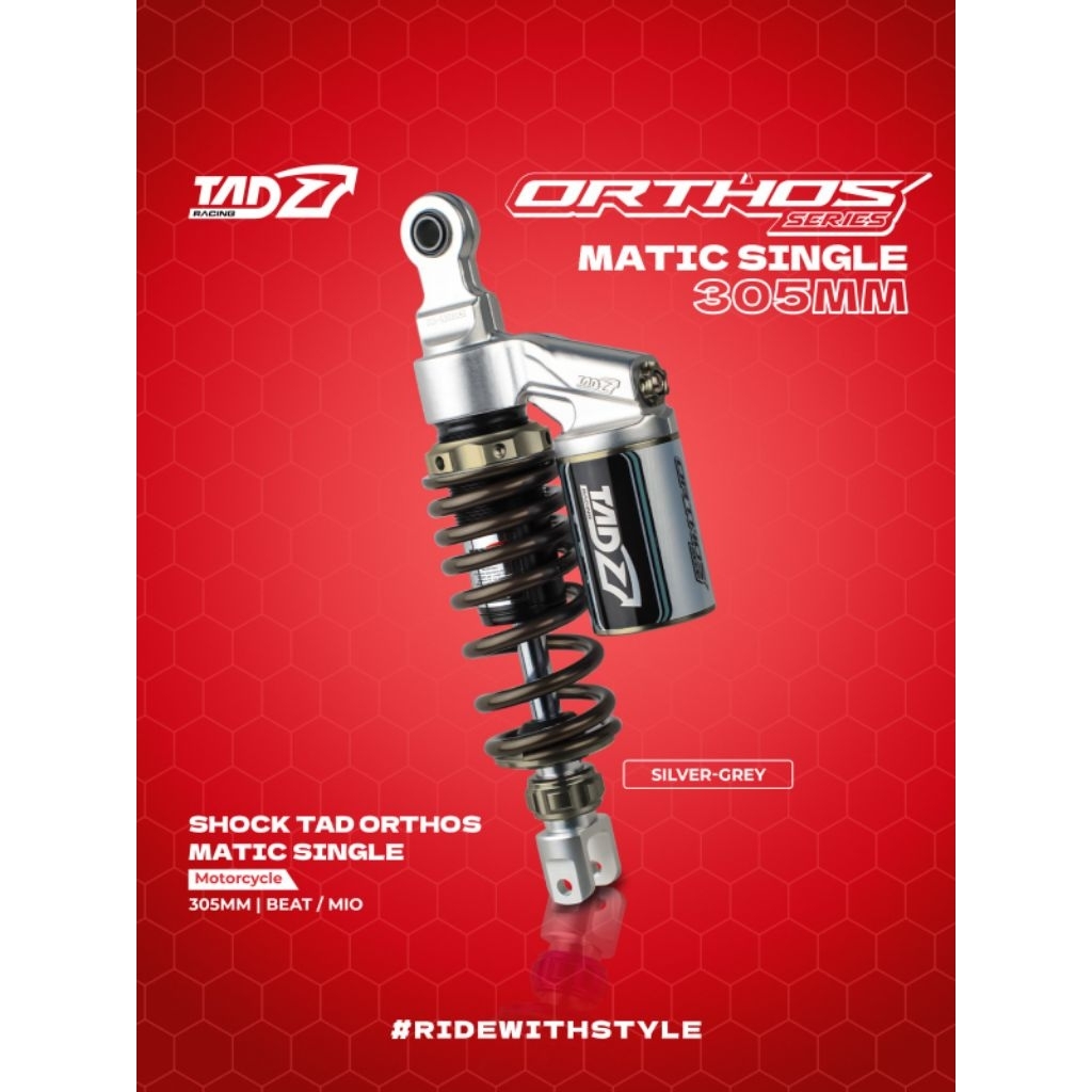 Shock Tad orthos tabung atas matic Beat Mio beat silver series edition klik fungsi