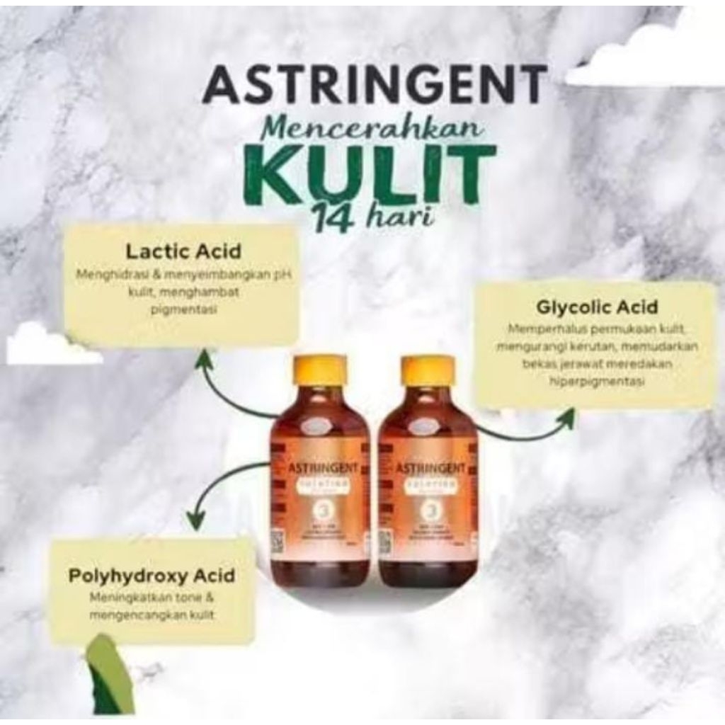 (BESTSELLER) Toner RDL No 2 dan No 2 60 ml original 10% - untuk kulit berminyak dan berjerawat