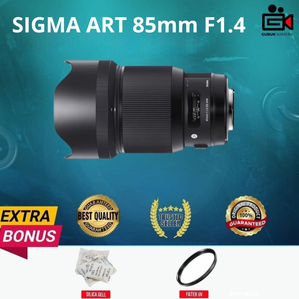 SIGMA ART 85MM F1.4 DG FOR CANON ORIGINAL NORMAL MULUS MURAH (SECOND)