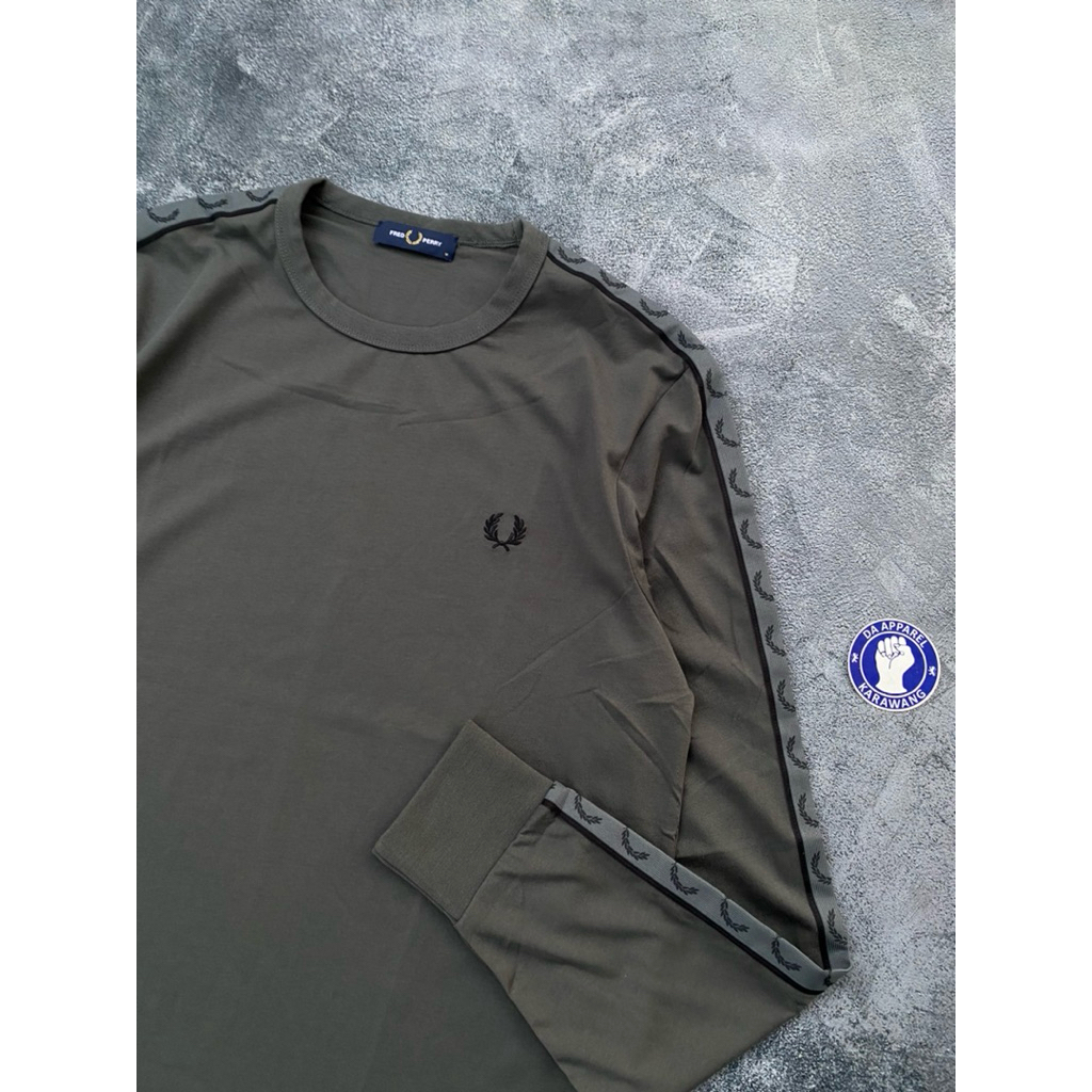 Ready stok Tshirt Fred perry Longsleeve Original 100%