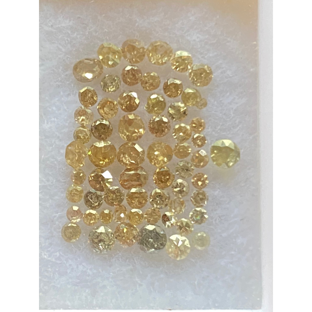 paket 1kotak intan banjar asli total 4-5crats an murah