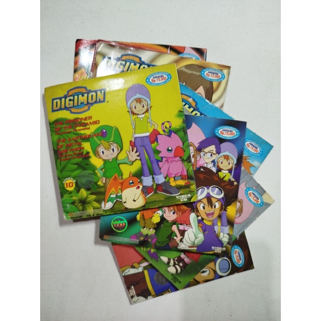 VCD DIGIMON SERIES 2 VOL 10 11 12 13 15 16 17 18