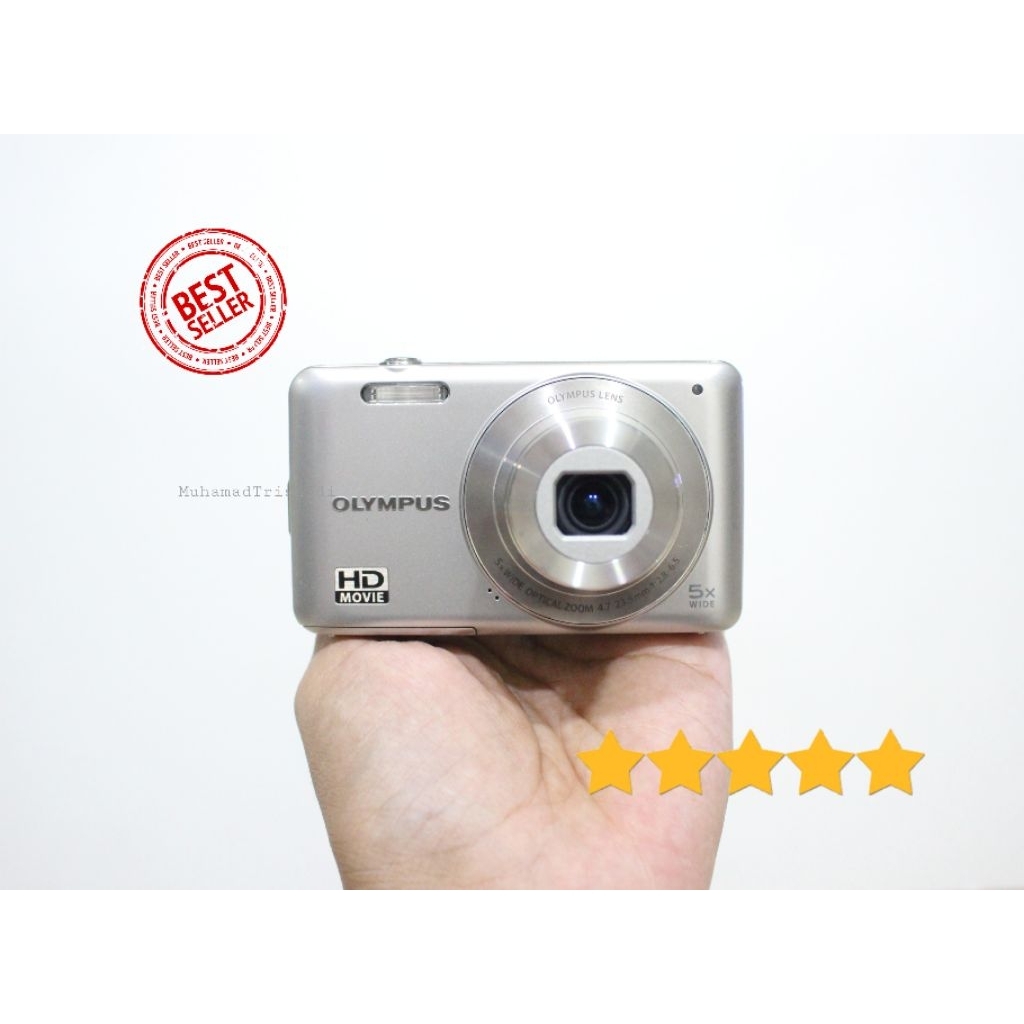 Camera Kamera Digital Poket Saku Olympus VG 120 VG120 HD Video 5x OpticalZoom 14MP Silver Murah