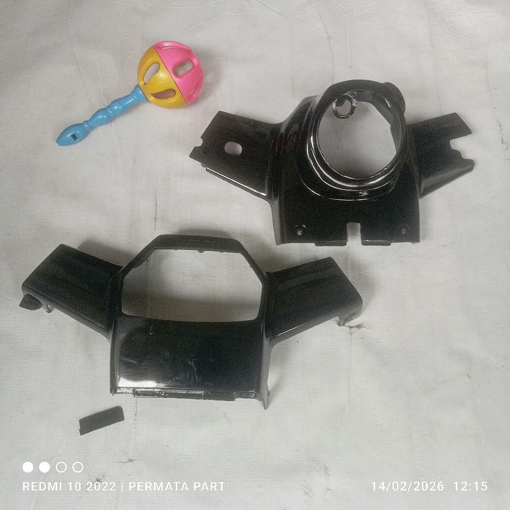 batok totok kepala atas bawah rc 100 bravo hitam ori original suzuki SGP