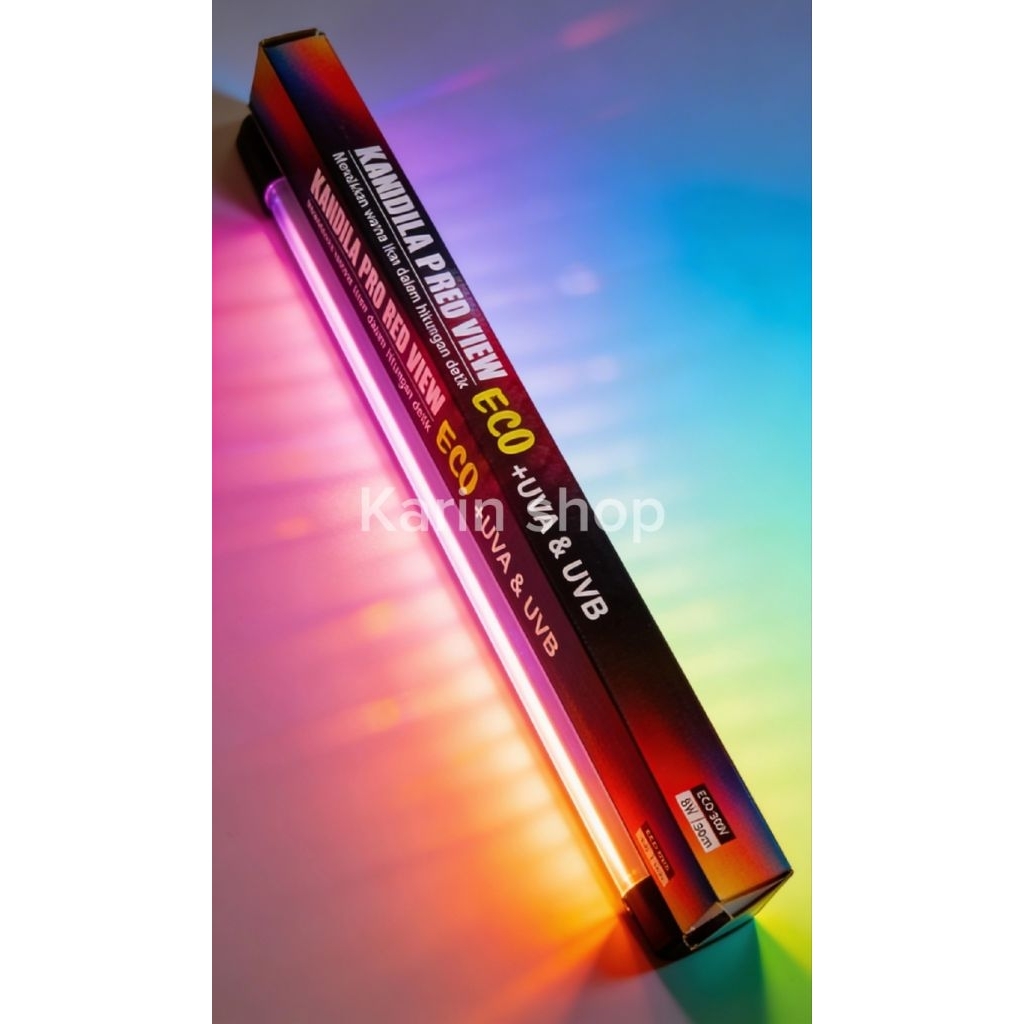 Lampu Kandila Pro Red View Eco UVA&UVB 50cm - Cahaya Merah, Menyerupai Matahari, Tahan Lama