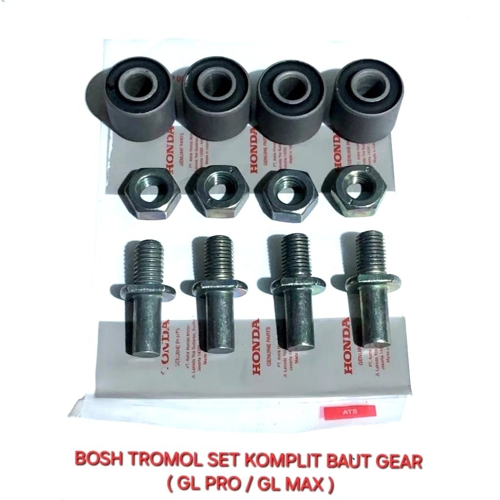 BOSH BOS TROMOL PLUS BAUT GIR BELAKANG GL PRO MAX NEOTECH MEGAPRO GL PRO MEGA PRO SATU SET ASSY