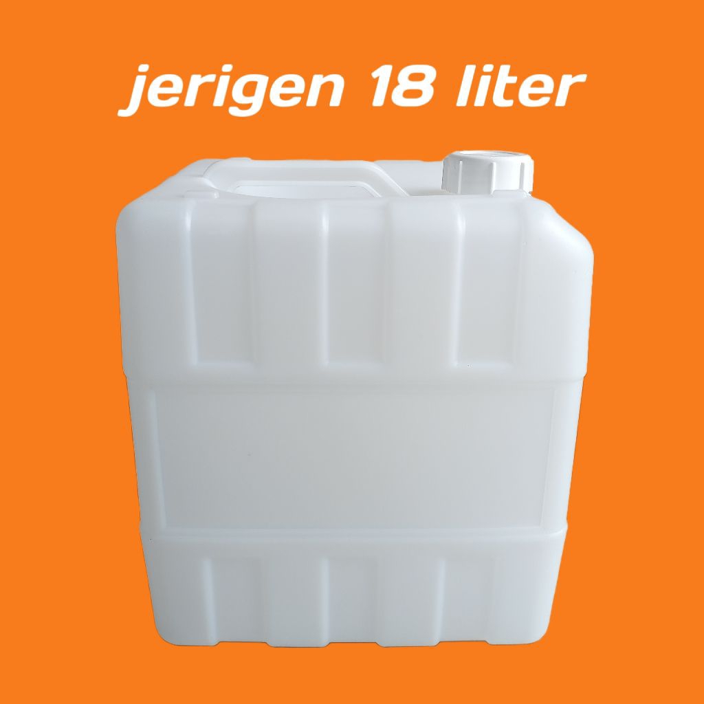 jerigen/drigen bekas 18 liter natural bersih