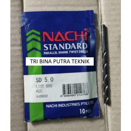 Mata Bor Besi Nachi HSS 5 MM