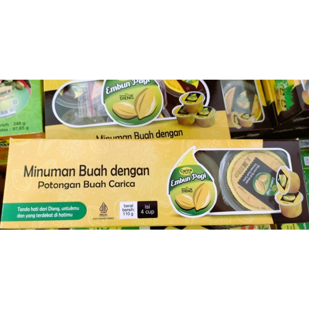 Carica Embun Pagi isi 4 Cup