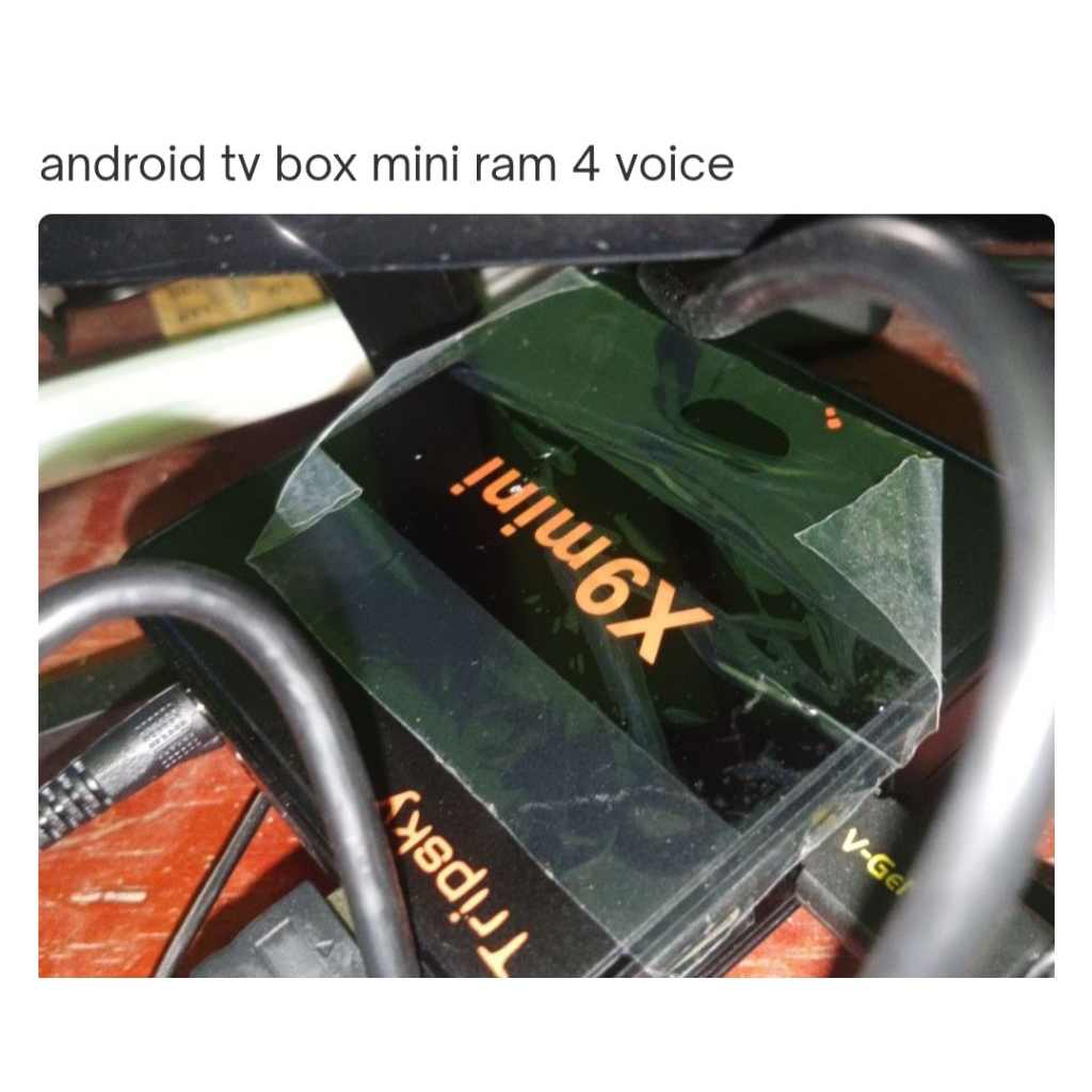 ANDROID TV BOX MINI RAM 4 VOICE