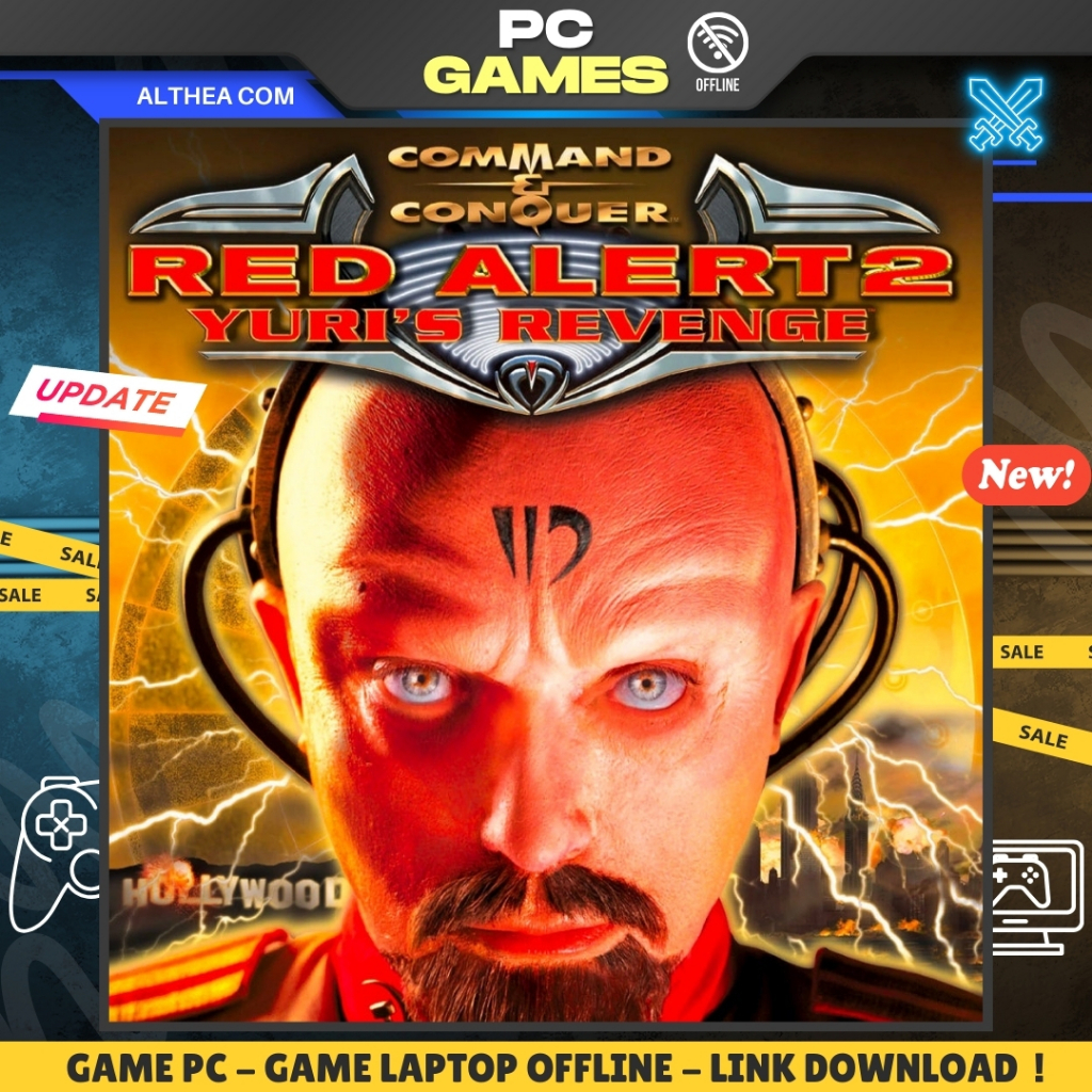 COMMAND & CONQUER RED ALERT 2 AND YURI’S REVENGE - RTS - STRATEGY - SCI-FI - GAME PC / LAPTOP - OFFL
