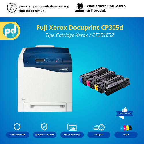 Printer Warna Fuji Xerox CP305d Laser Jet - Auto Duplex & Network Second