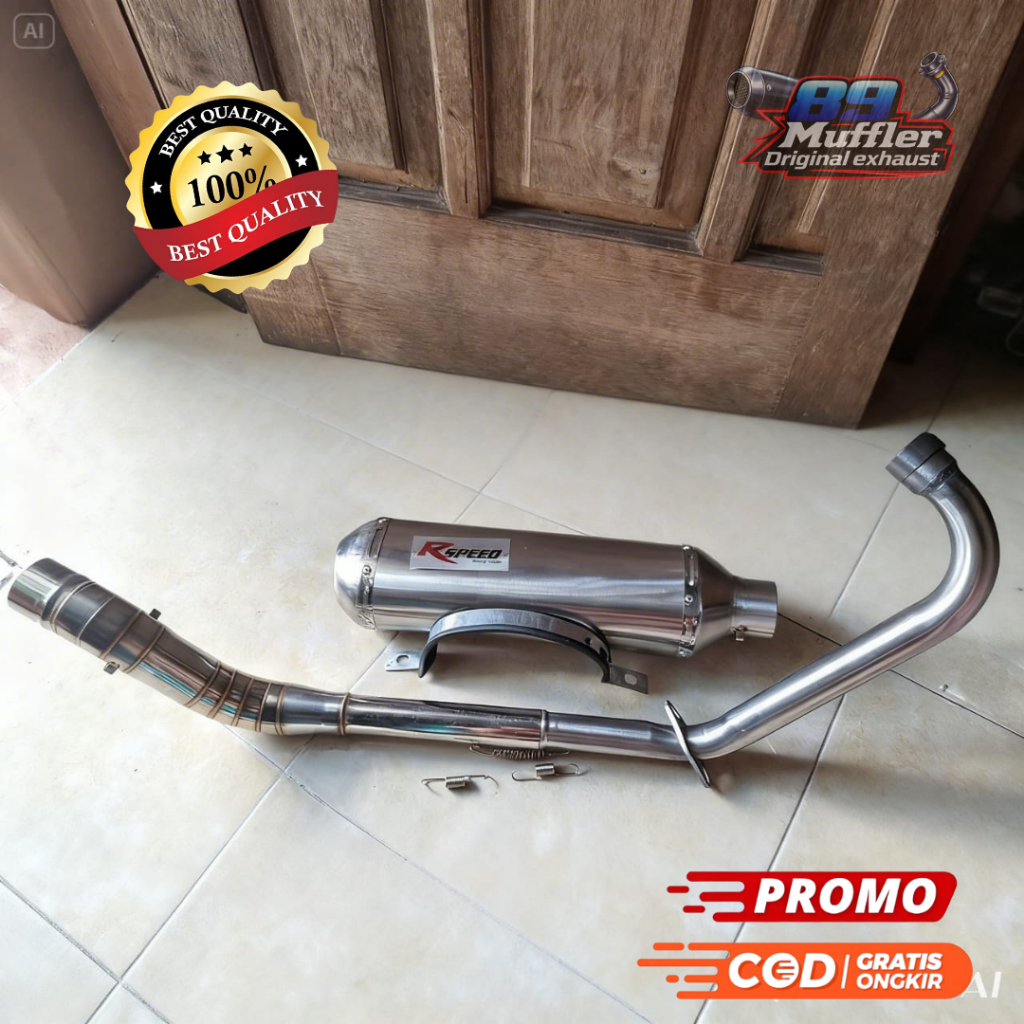 Knalpot kapsul leher paten tiger