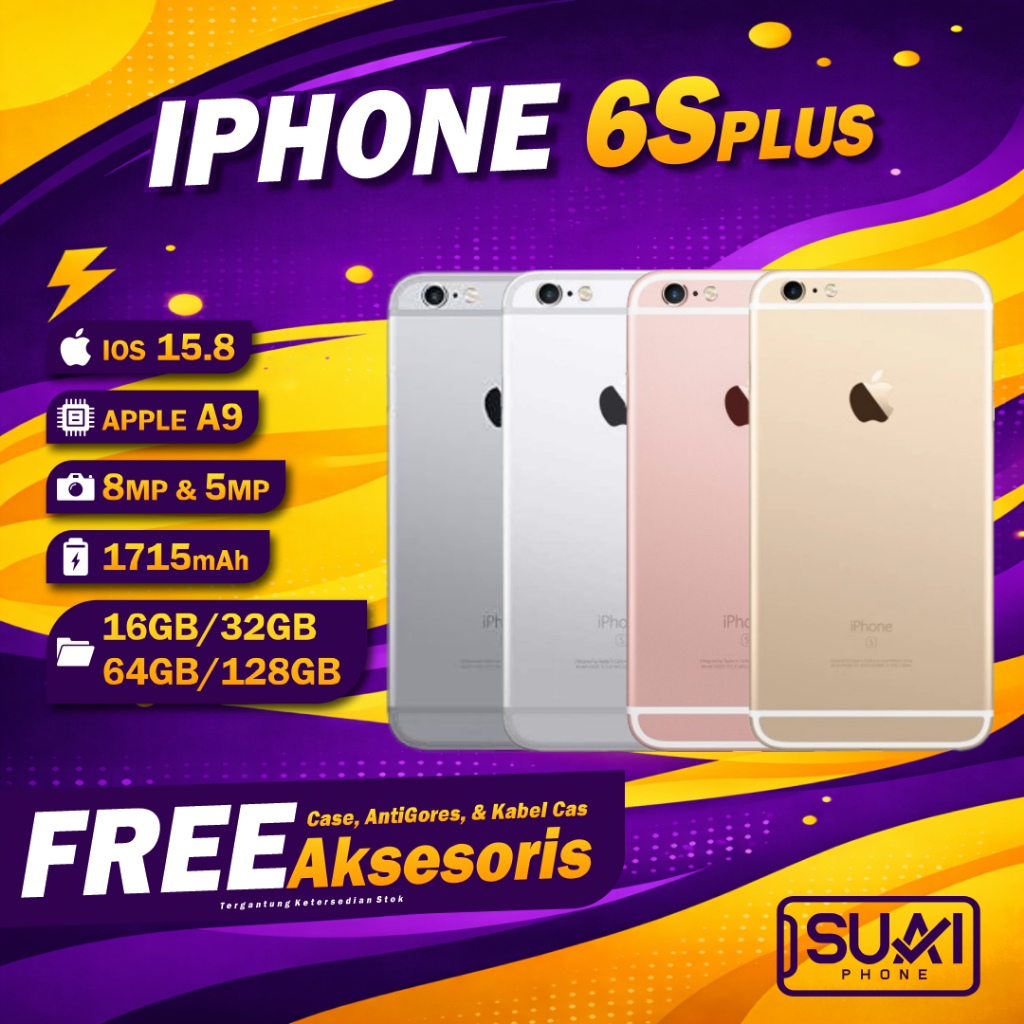 iPhone 6S Plus Inter Second Original Termurah Free Aksesoris