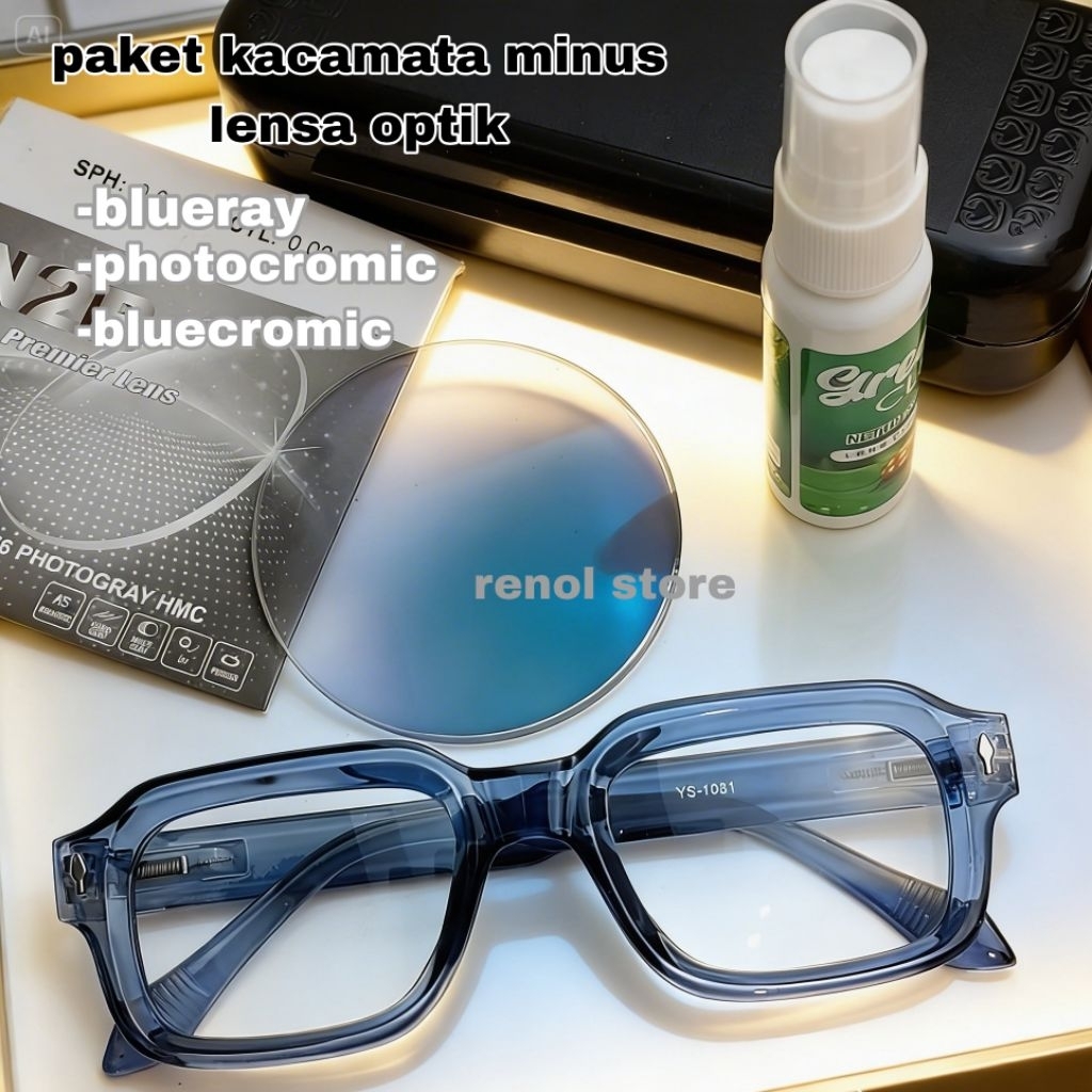 Kacamata minus req lensa optik maximal minus 6.00 bisa pakai cyl frame 1081 yg serius saja order