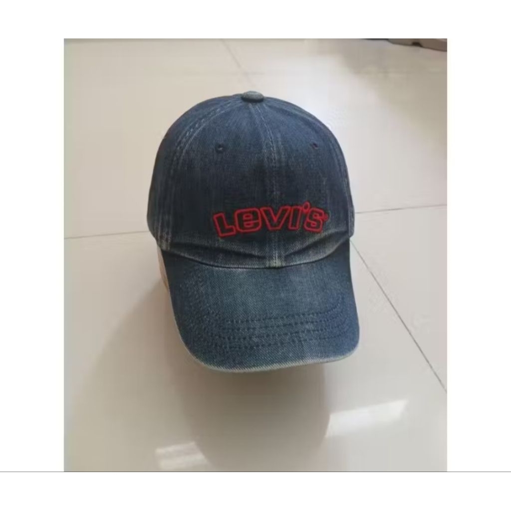 topi levis denim vintage prelove utuh