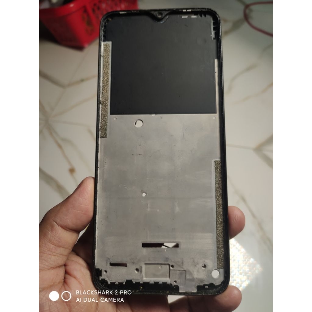 FRAME TATAKAN LCD INFINIX HOT 10 PLAY HOT 11 PLAY X688 MINUS LIHAT FOTO BEKAS COPOTAN