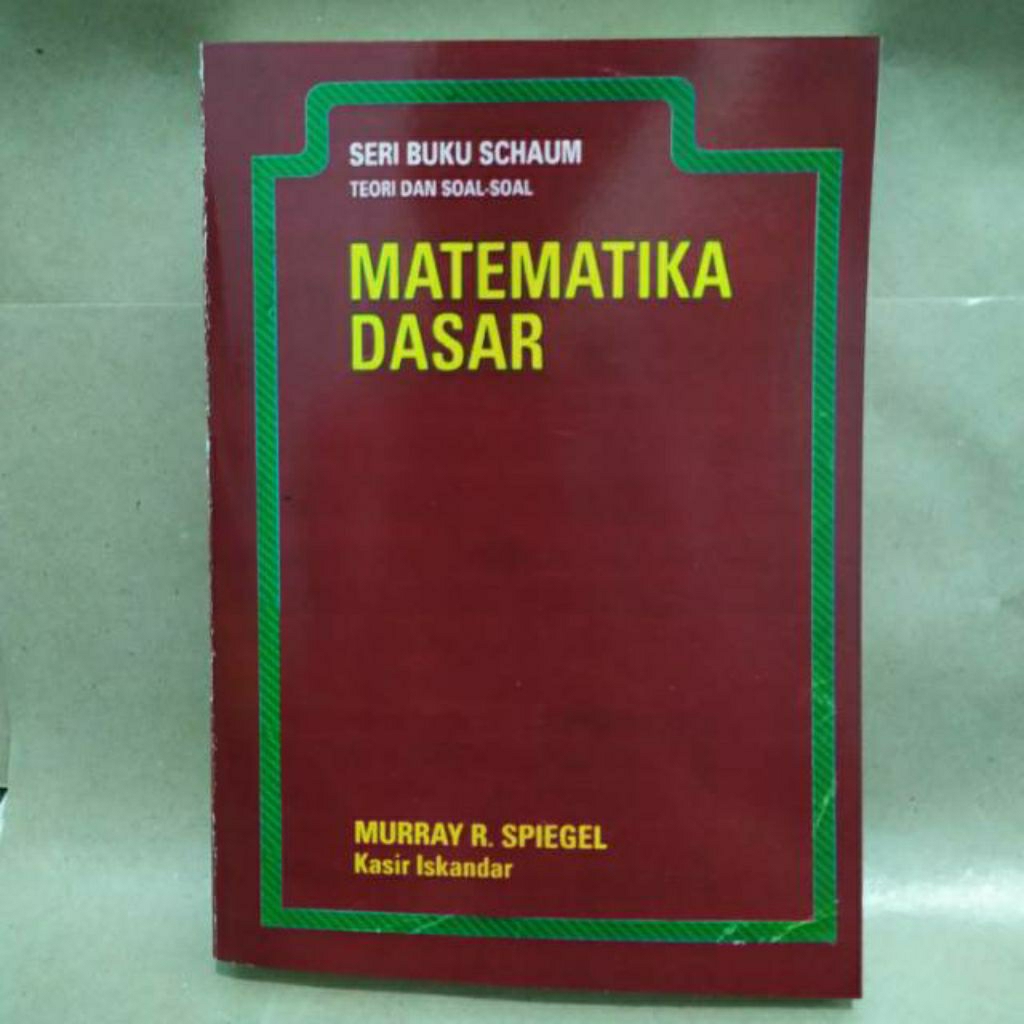 Seri buku schaum teori dan soal matematika dasar murray spiegel