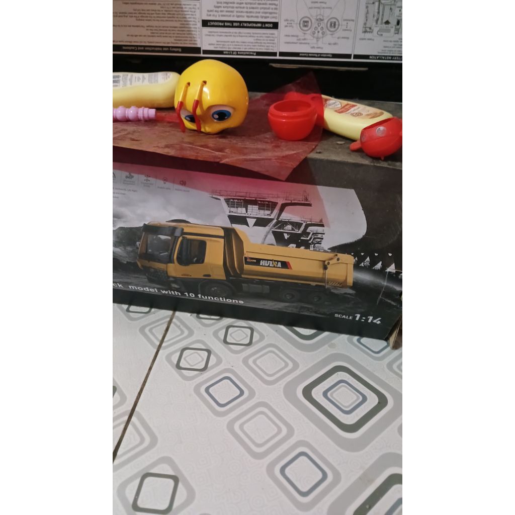 rc huina 1582 excavator huina 1592 bonus wheel loader sama rc huina mini dan dump truck yigong