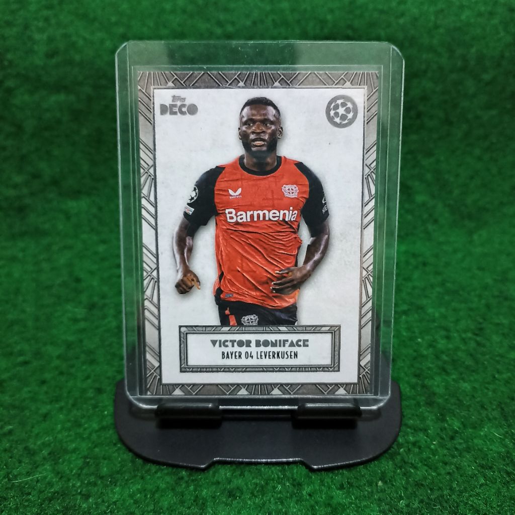 KARTU BOLA VICTOR BONIFACE BAYER LEVERKUSEN TOPPS DECO 2024