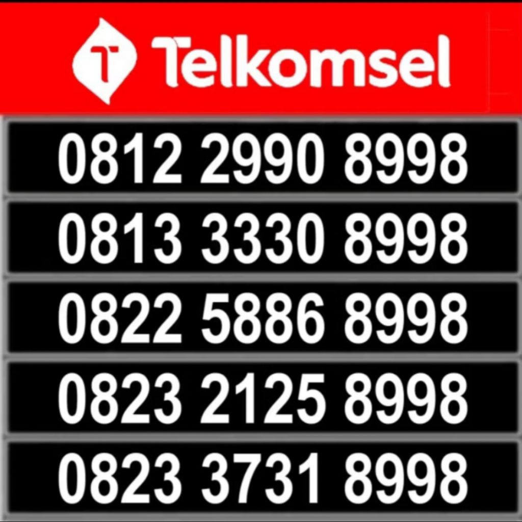 nomor hp cantik nomor cantik simpati 8988 8998