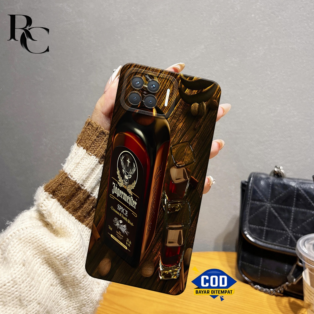 Case Oppo Reno 4F Fashion Motif Minuman Oppo Reno 4F Sofcase Oppo Reno 4F Casing Oppo Reno 4F Kesing