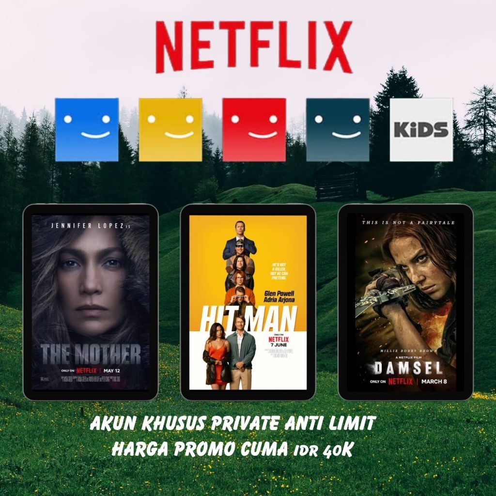 NETFLIX PRMIUM 4K UHD PRIVATE 1 BULAN LEGAL DAN AMAN