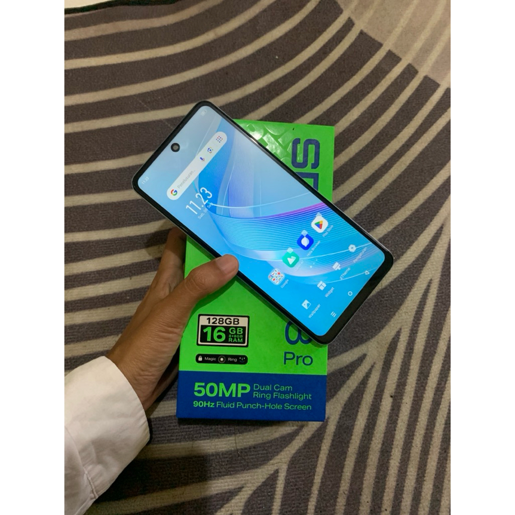 infinix smart 8 pro ram 8/128 fullset second - hp second infinix smart 8 pro ram 8+8/128 fullset