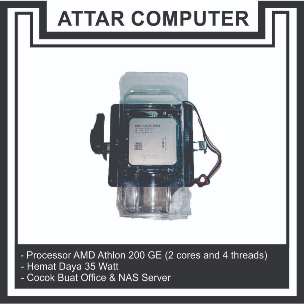 AMD Athlon 200GE (2 Core 4 Thread)