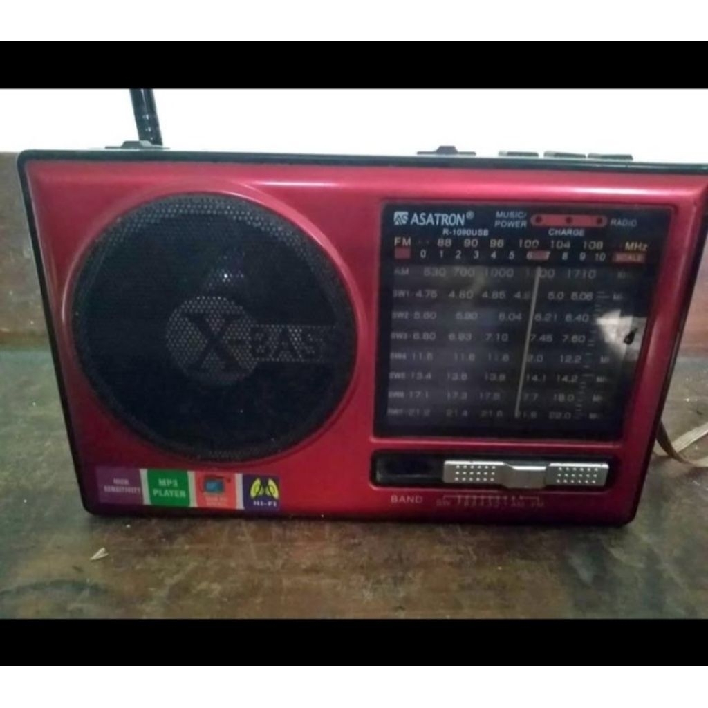 Radio Asatron X Bass R-1090 ,Baca deskrispsi 