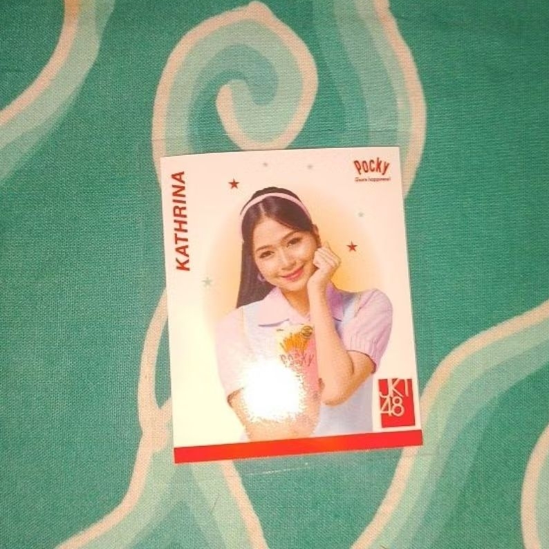 stiker Kathrin JKT48 x Pocky official