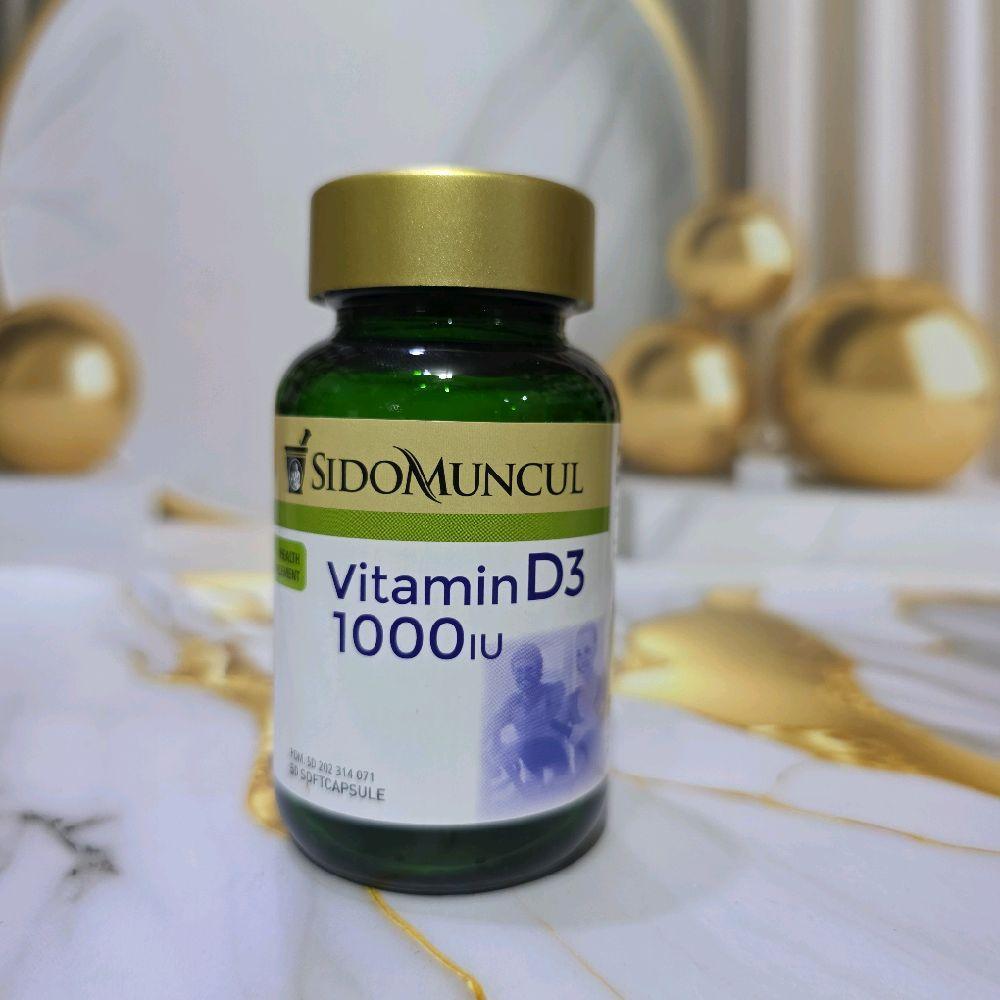 SIDO MUNCUL VITAMIN D3 1000IU ISI 50KAPSUL