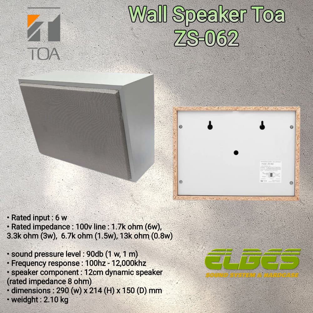 Wall speaker TOA ZS-062 Original TOA