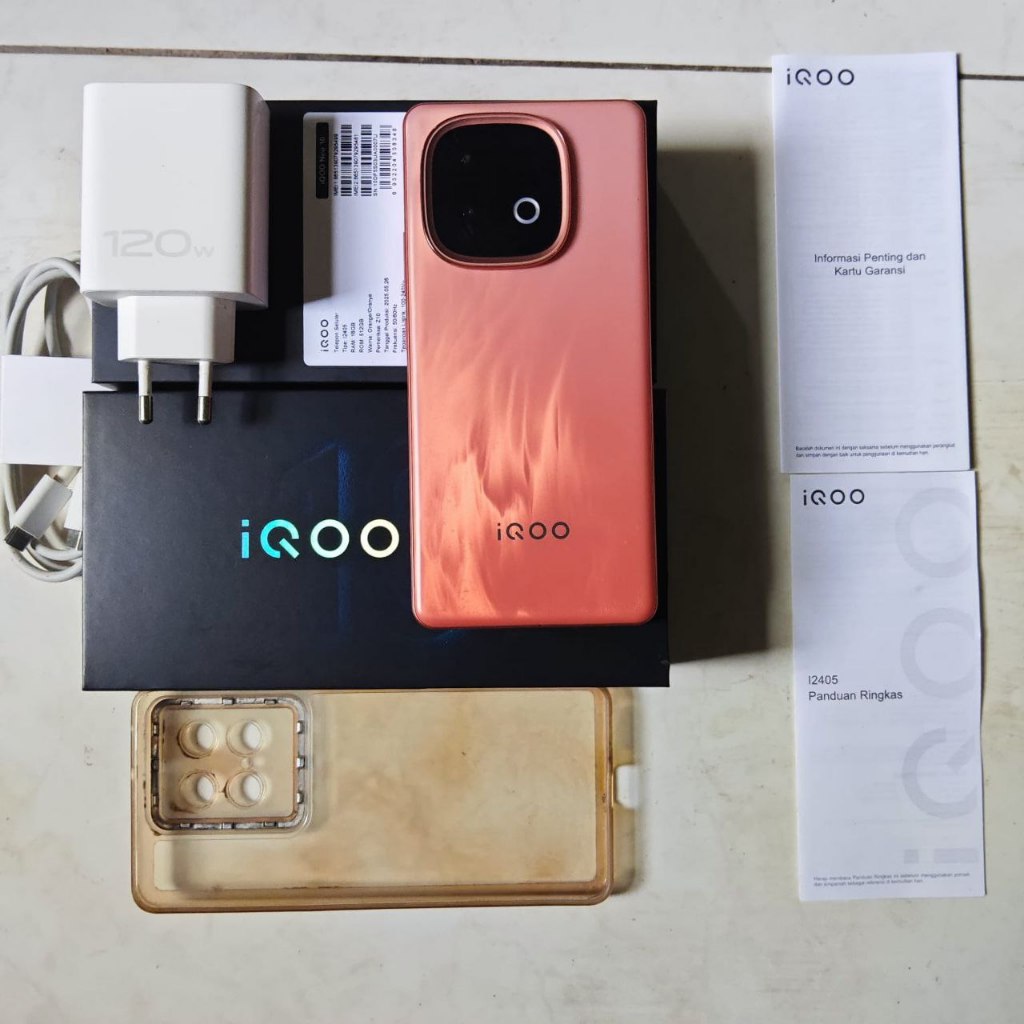 Iqoo Neo 10 Ram 16/512 GB Garansi Aktif Juni 2027 Hp Second Bekas Warna Oren