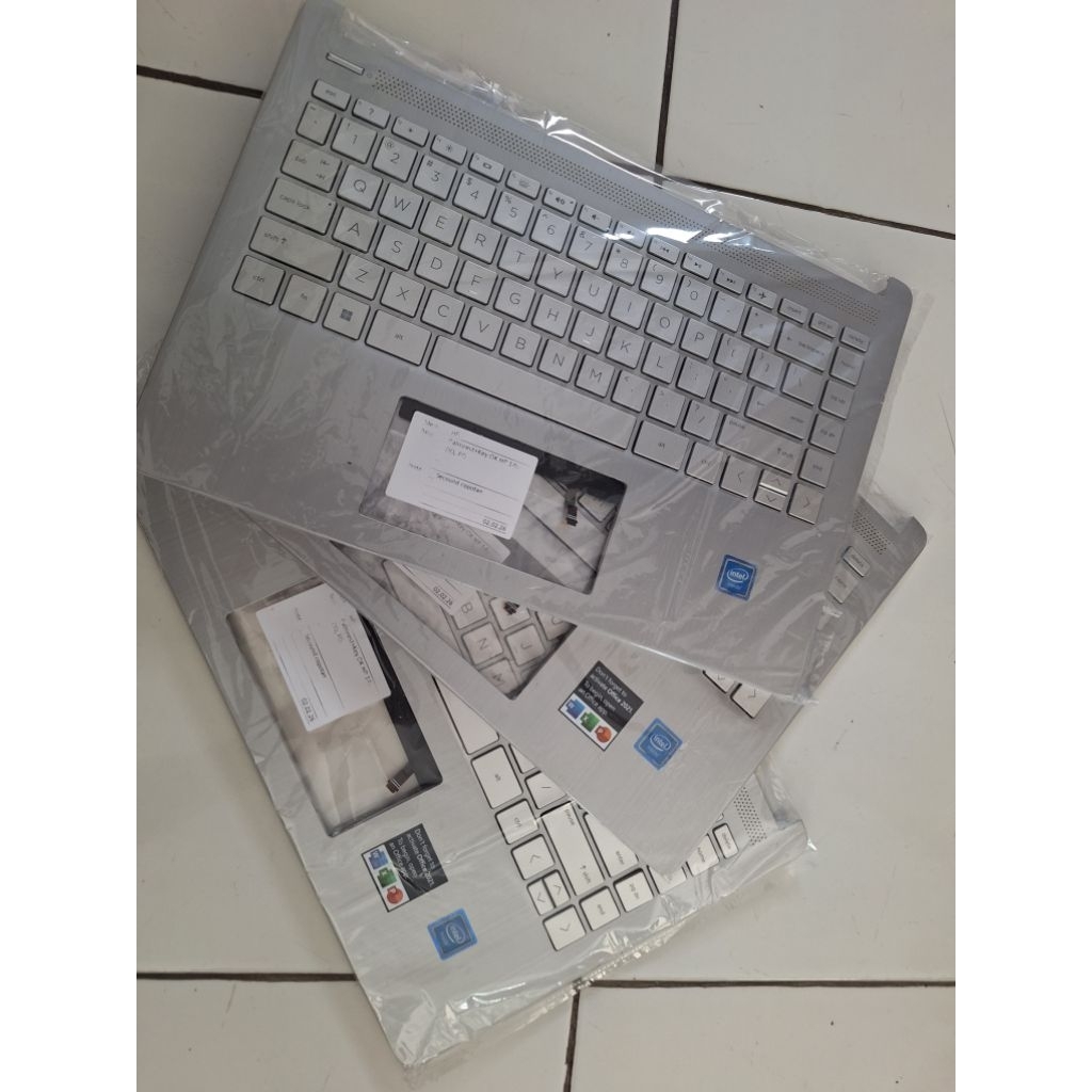 Palmrest+keyboard ok laptop Hp 14s-DQ, FQ secound copotan