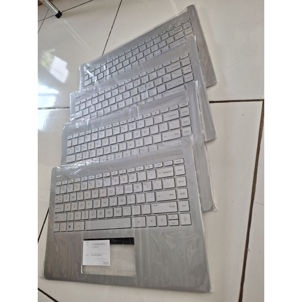 Palmrest+keyboard Ok laptop Hp 14s-DQ, DR, FQ secound original
