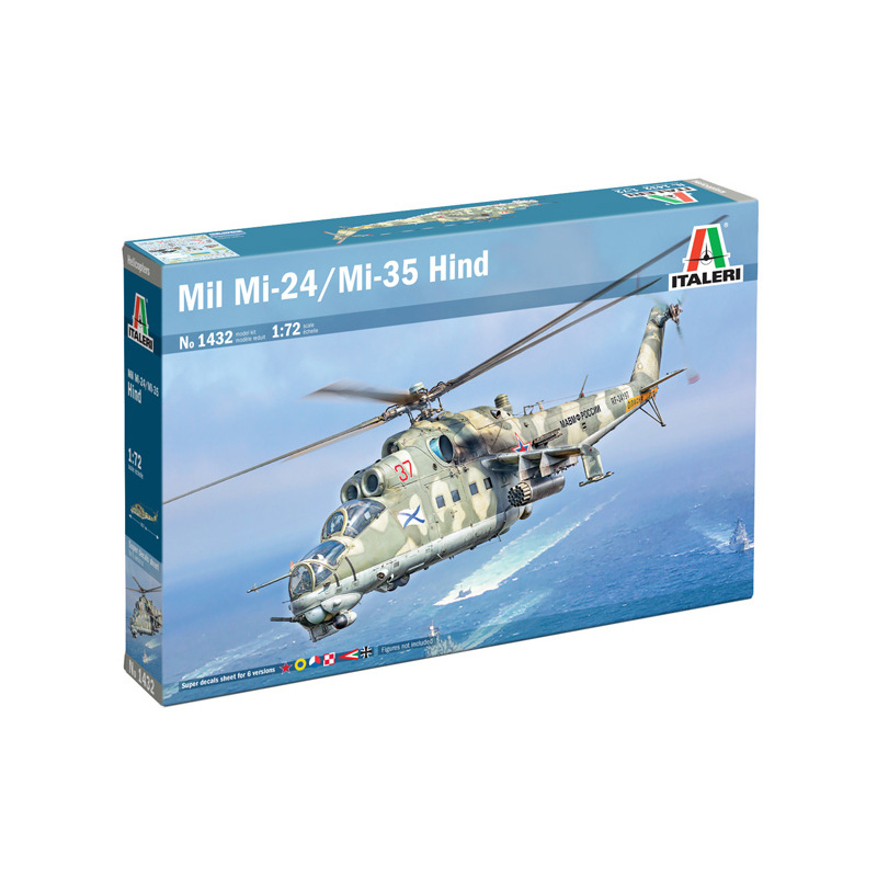 Helicopter Mil Mi-24/Mi-35 Hind Skala 1:72 Italeri